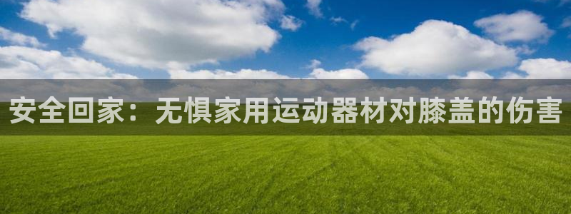 意昂4集团logo：安全回家：无惧家用运动器材对膝盖的伤害